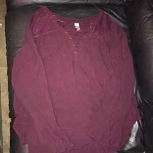Maroon blouse